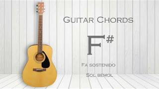 F Guitar Chord  Gb [upl. by Moulton819]