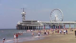 Scheveningen  Boulevard amp strand 11 juni 2017  Promenade u Badestrand 11 Juni 2017 [upl. by Innis]