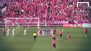 Diego Forlan scores a nicely placed free kick [upl. by Jenei506]