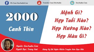 Sinh năm 2000 mệnh gì hợp với tuổi nào màu gì [upl. by Nanah]