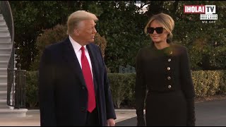 Melania Trump se despide de la Casa Blanca dejando una huella fashionista imborrable  ¡HOLA TV [upl. by Atinra]