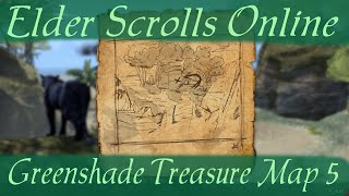 Greenshade Treasure Map 5 Elder Scrolls Online ESO [upl. by Mukerji]