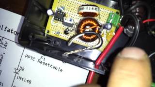 Reconditioning your car battery desulfator Part 3  everyone loves leds [upl. by Namad413]