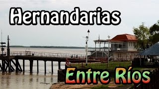 Villa Hernandarias Entre Rios  Argentina  Muelle  Flotante  Playa  Ciudad [upl. by Drannek139]