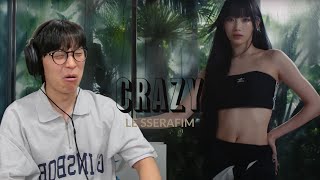 파격  LE SSERAFIM 르세라핌 CRAZY 리액션 [upl. by Ecirbaf]