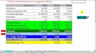 Kostenvergleichsrechnung  kritische Menge  Übung mit rechnerischer  grafischer Lösung [upl. by Aderfla259]