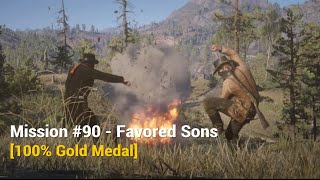 RDR2  Mission 90  Favored Sons 100 Gold Medal [upl. by Cand271]