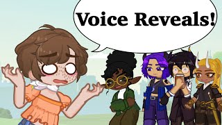 Character Voice Reveals Pt 1  Upcoming VoiceActed Gacha Series [upl. by Arev]