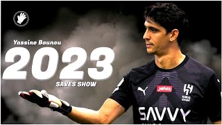 Yassine Bounou ◐ Spider Man ◑ All Saves 202324 ∣ HD [upl. by Ahtilat]