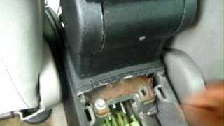 How to Remove Chevy Cobalt Armrest [upl. by Baillieu]