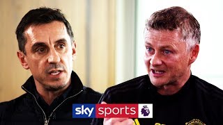 Gary Neville interviews Ole Gunnar Solskjær  New signings Man Utds defeats amp board support [upl. by Akimot251]