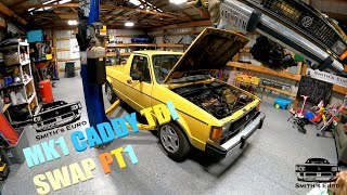 Swapping A TDI Into MY MK1 Rabbit Pickup Truck ep1 [upl. by Agate]