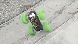 Balancing Bot hops off curb BalanceBot [upl. by Aztilay34]