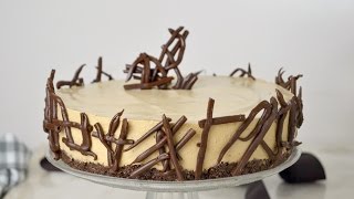 Tarta fría de mousse de café deliciosa y ¡Sin horno [upl. by Yrram690]