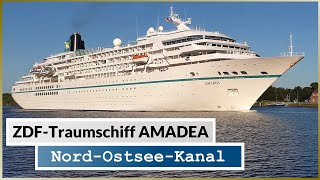 Traumschiff bei Traumwetter AMADEA im NordOstseeKanal [upl. by Harpp]