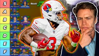 Top 24 Dynasty Running Back Rankings amp Tiers [upl. by Itsuj]