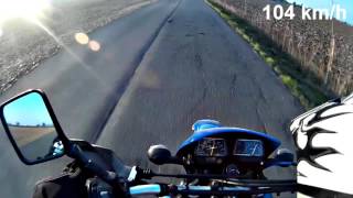 Yamaha XT 600  Top SpeedAcceleration [upl. by Barrett161]