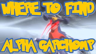 Where To Find ALPHA GARCHOMP  Pokemon Legends Arceus [upl. by Notnilc308]