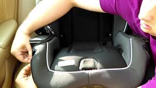 Convert Graco Milestone Car Seat from Rear to Forward Facing [upl. by Ecinev420]