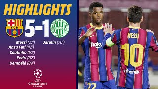 HIGHLIGHTS amp REACTION  Barça 51 Ferencváros [upl. by Niels]