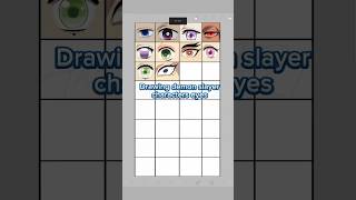 Drawing Anime eye pt11 demonslayeranimeanimeartdigitalartibispaintxtrendingviraleyeshorts [upl. by Atilrep610]