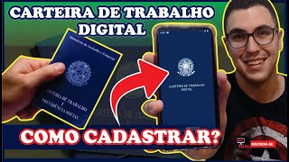 RESPONDER O QUESTIONÁRIO PARA HABILATAR A CARTEIRA DE TRABALHO DIGITAL [upl. by Yesima]