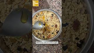 Making muesli at home It’s easier and healthier than you think 😋 muesli homemaderecipes [upl. by Santa]