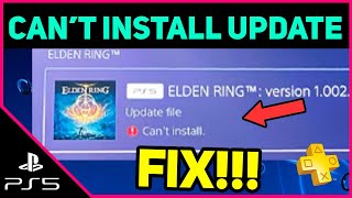 PS5 CANT INSTALL UPDATE EASY FIX [upl. by Narol403]