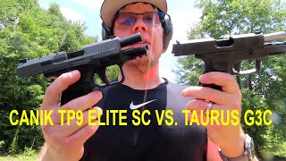 CANIK TP9 ELITE VS TAURUS G3C  BATTLE OF THE BUDGET PISTOLS  WHO WILL WIN [upl. by Say]