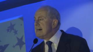 Gyles Brandreth entertains his audience [upl. by Mahalia]