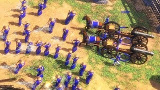 世紀帝國3 連線對戰 中國vs英國 攻城戰 AOE3 ESO Chinese VS British [upl. by Wernick792]