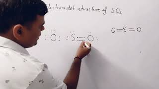 electron dot structure of sulphur dioxide how to draw Lewis structure of SO2 class 10 chemistry [upl. by Adnarim]