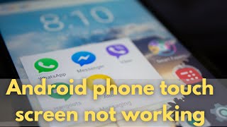 How to Fix Android Phone Touch Screen Not Working  Display Not Responding to Touch Tap or Swipe [upl. by Tacye]