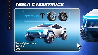 NEW CYBERTRUCK Vehicle in Fortnite [upl. by Ihteerp]