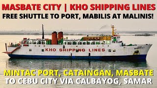 MV Masbate City  Mintac Port Cataingan Masbate to Cebu City Philippines via Calbayog Samar [upl. by Richela]