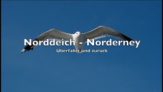 Norddeich Norderney und zurück mit der Fähre Frisia bei schönstem Wetter Nordsee Möven Urlaub [upl. by Refinej]