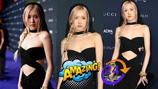 Spotted video  Blackpinks rosé at the 2022 lacma art film gala in la [upl. by Oir]