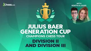 Caruana Vidit So amp more  Julius Baer Generation Cup 2024 Div II amp III [upl. by Sherye]