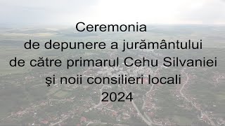 Depunerea jurământului primăria orașului Cehu Silvaniei [upl. by Essila]