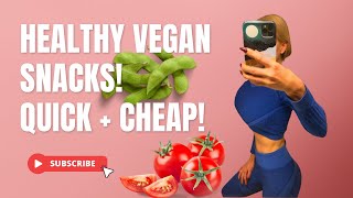 HEALTHY  EASY VEGAN SNACKS  EASY CHEAP TASTY vegansnacks healthy snacks [upl. by Nwahsav468]