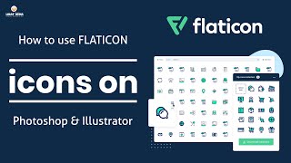 How to use flaticons free icon on Photoshop amp Illustrator l Graphic Designer l  user idea [upl. by Ioved316]