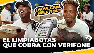 ¡INCREÍBLE EL LIMPIABOTAS QUE COBRA CON VERIFONE Y HABLA INGLÉS  WIFI [upl. by Henrion350]