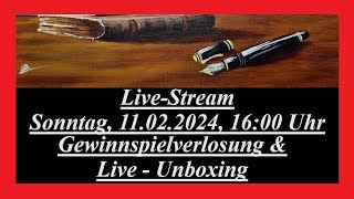 LiveStream Verlosung des Gewinnspiels amp LiveUnboxing [upl. by Pollock]