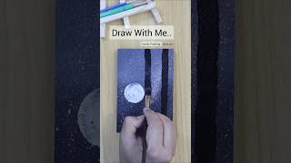 How to paint a moonlit night shorts painting landscape shortsvideo satisfying [upl. by Magnuson]