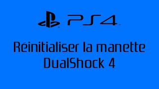 PS4  AccessoiresTUTO  Reset manette Dualshock 4 [upl. by Nannek61]