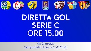 DIRETTA GOL SERIE C 1310  ORE 15  LIVE CRONACA STATISTICHE amp CAMPO 3D [upl. by Skerl]