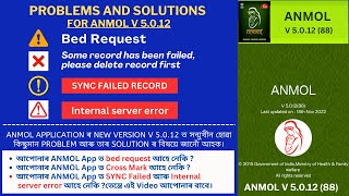 Problems and Solutions for ANMOL V5012 l bed request cross marks etc problems discuss in Assamese [upl. by Yetac]