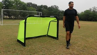 Best Portable Soccer Goal  Forza Pod Aluminum Folding Soccer Goal [upl. by Nigel]