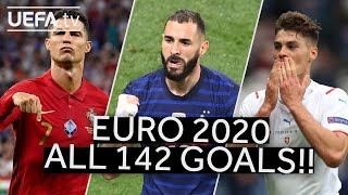 Watch all 142 goals scored at UEFA EURO 2020 [upl. by Sivraj]