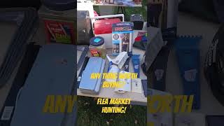 Hunting at a flea market fleamarket vintage flipping sidehustle shortsfeed [upl. by Laiceps]